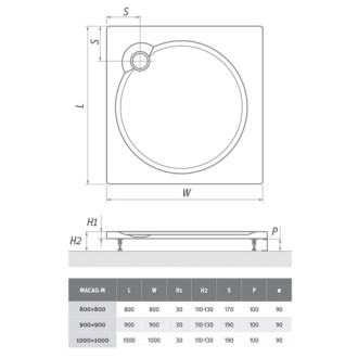 Panel ROTH MACAO-M 900 čelní 8010066