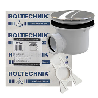 Sifon ROTH A49 vaničkový pr.90 chrom/plast 8100016