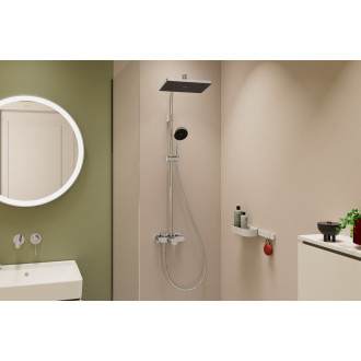 Sprchový systém Hansgrohe Activera Q s pákovou baterií chrom 28747000
