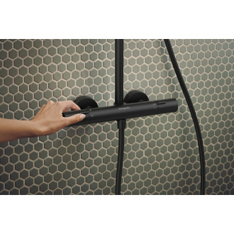 Sprchový systém Hansgrohe Activera Q s termostatickou baterií matná černá 28748670