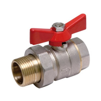 Kohout Slovarm kulový 1" se šroubením motýl KE-280 DN25 400133
