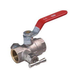 Kohout Slovarm kulový s odvodněním 5/4" vni/vni páka KE-261 DN32 400084