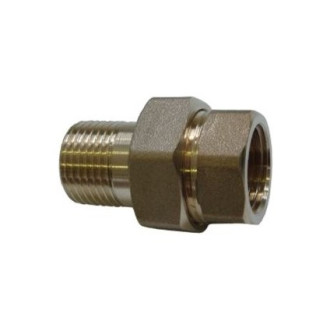 Šroubení přímé topenářské mosazné 1/2" 6100