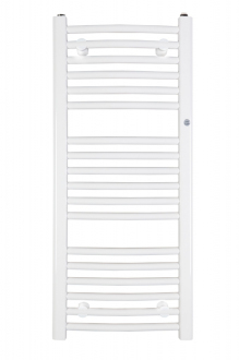 radiátor OMEGA R 600 x 915 mm, C35 white silk, středové připojení 50 mm RADOME609035SP