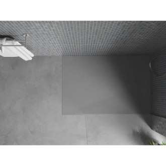 Mexen Bert obdélníková sprchová vanička SMC 90 x 80 cm, šedá - 4K618090
