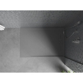 Mexen Amon obdélníková sprchová vanička SMC 90 x 80 cm, šedá - 4F618090