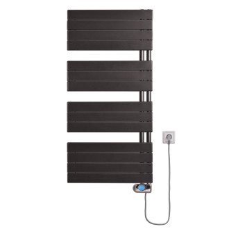 Radiátor Thermal Trend koupelnový "DHR-E" 750x1510 800W RAL 9005 MAT