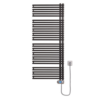 Radiátor Thermal Trend koupelnový "HTO-E" 496x1454 600W RAL 9005 MAT