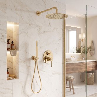 Rea Podomítkový sprchový set Lungo Gold REA-P4110