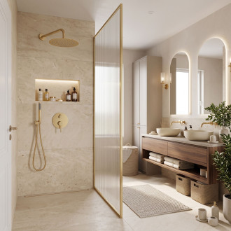 Rea Podomítkový sprchový set Lungo Gold REA-P4110