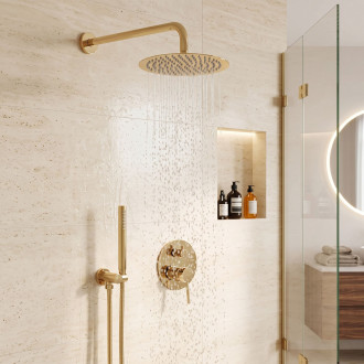 Rea Podomítkový sprchový set Lungo Gold REA-P4110