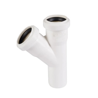 HTEA odbočka DN 40/ 40 45st bílá 559610