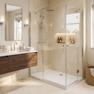 REA Sprchová akrylová vanička Belmond White 80x100 REA-K4372