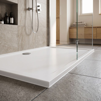 REA Sprchová akrylová vanička Belmond White 90x120 REA-K4373