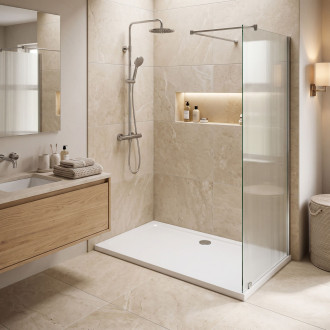 REA Sprchová akrylová vanička Belmond White 90x120 REA-K4373