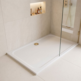 REA Sprchová akrylová vanička Belmond White 80x100 KPL-14372