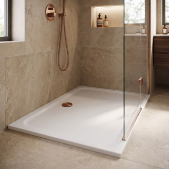 REA Sprchová akrylová vanička Belmond White 80x100 KPL-04372