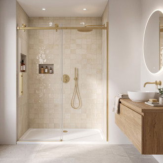 REA Sprchová akrylová vanička Belmond White 90x120 KPL-14373