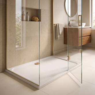 REA Sprchová akrylová vanička Belmond White 90x120 KPL-14373