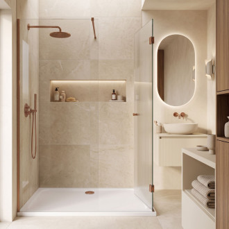 REA Sprchová akrylová vanička Belmond White 90x120 KPL-04373