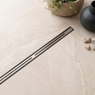 REA Odtokový žlab FILO Nickel Brush 60 KPL-G6800