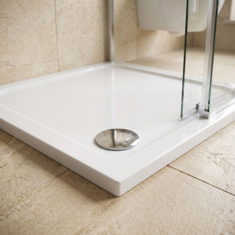 REA Sprchová akrylová vanička Belmond White 80x80 REA-K4370