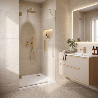 REA Sprchová akrylová vanička Belmond White 80x80 KPL-14370
