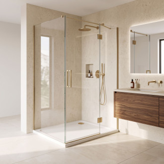 REA Sprchová akrylová vanička Belmond White 90x90 KPL-14371