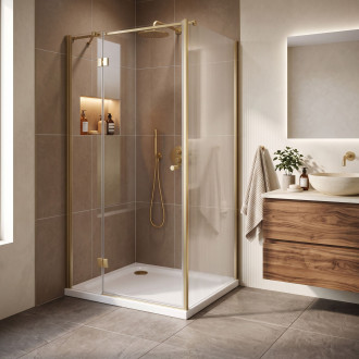 REA Sprchová akrylová vanička Belmond White 90x90 KPL-14371