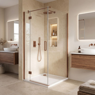 REA Sprchová akrylová vanička Belmond White 90x90 KPL-04371