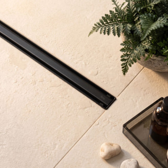 REA Odtokový žlab Neox Slim pro black 90 REA-G2711