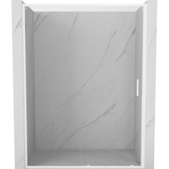 Posuvné sprchové dveře Mexen Exo-S 170 cm, průhledné, bílé - 8151-170-000-20-00