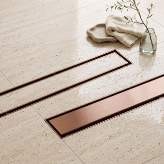 REA Odtokový žlab Neox brush copper 60 REA-G4897
