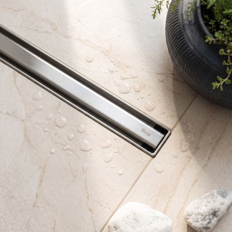 Rea Odtokový žlab + sifon + nohy + těsnící manžeta Neo Slim Pro-700 REA-G8401