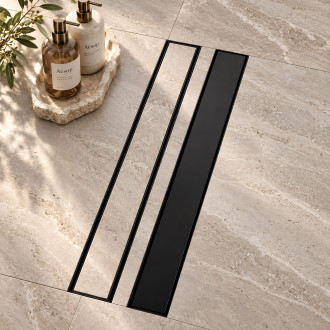 REA Odtokový žlab Pure Neox - matný černý REA-G6603
