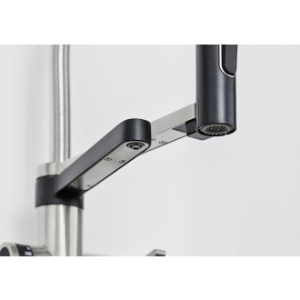 Blanco EVOL-S Pro baterie s funkcí odměřování včetně filtračního systému PVD Steel 526311