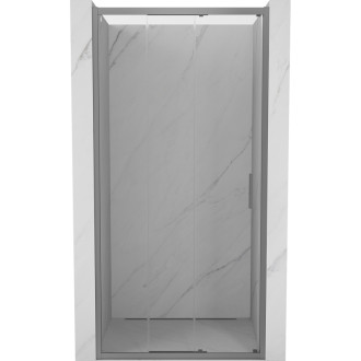 Posuvné sprchové dveře Mexen Exo-3S 85 cm, průhledné, stříbrná - 8153-085-000-95-00