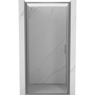 Sprchové dveře Mexen Exo-B s otočným mechanismem 90 cm, průhledné, stříbrná - 817-090-000-95-00