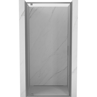 Sprchové dveře Mexen Exo-BR s otočnými dveřmi 60 cm, průhledné, stříbrná - 8181-060-000-95-00