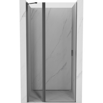 Sprchové dveře Mexen Mist s otočným mechanismem 90 cm, průhledné, stříbrná - 8A4-090-000-95-00