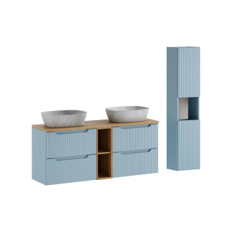 Comad SET-NOD B OAK 140CM S UN ANNA HC Koupelnová sestava 140 cm