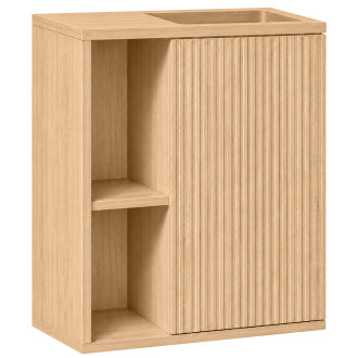 CERANO - Umyvadlová skříňka pro WC Sofia - dub Vicenza - 49,5x62x25 cm