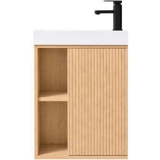 CERANO - Umyvadlová skříňka pro WC Sofia - dub Vicenza - 49,5x62x25 cm