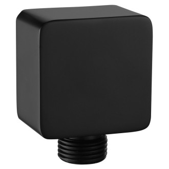 Vývod sprchy, 48x48mm, černá mat SC331B