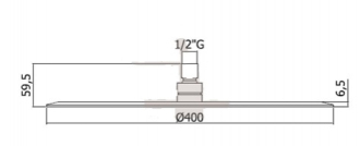 OPTIMA hlavová sprcha kulatá, ? 40 cm OPB009