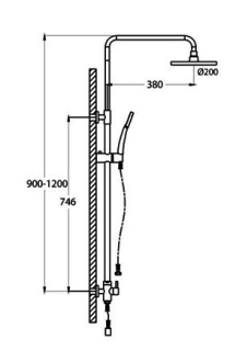 OPTIMA sprchová souprava OPTIMAPIPE