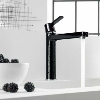KLUDI ZENTA Dřezová baterie, černá/chrom 389738675