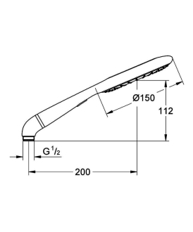 GROHE Rainshower 27276000 ruční sprcha Icon chrom