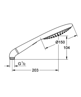 GROHE Rainshower 27272000 ruční sprcha Solo chrom