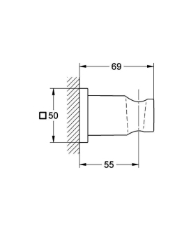 GROHE RAINSHOWER nástěnný držák sprchy 27075000